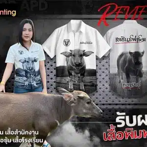 เสื้อพิมพ์ลายควาย-เสื้อควาย